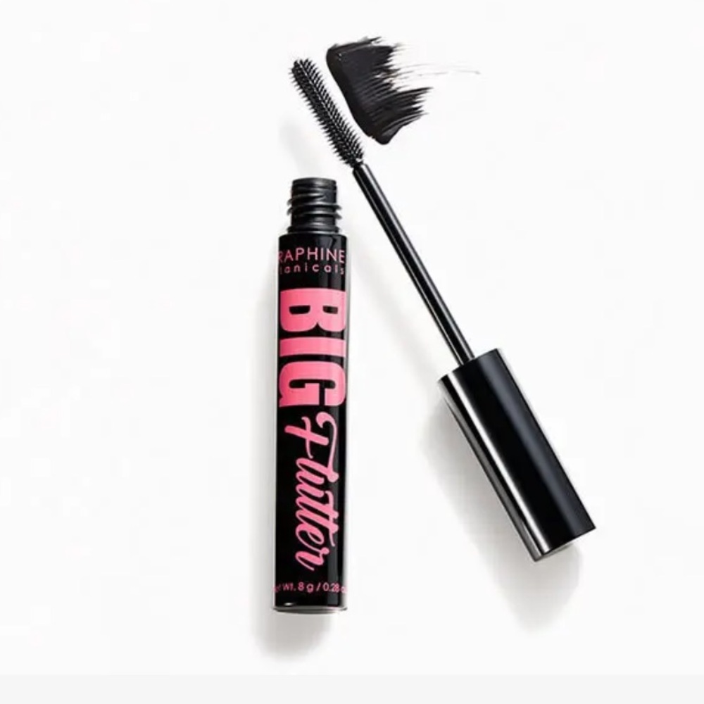 Saphine Botanicals Big Flutter Lifting Mascara Onyx NEW sealed tube. 8g./.28 oz.